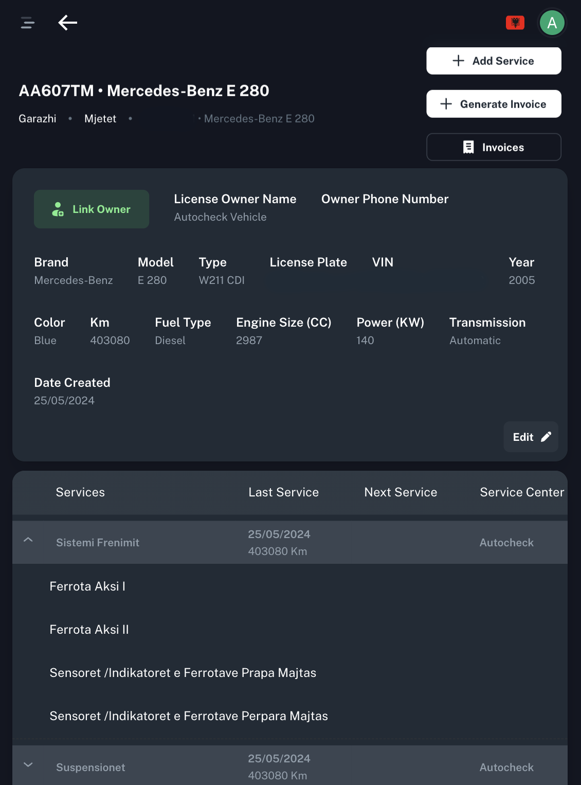 Clear, detailed service histories at your fingertips